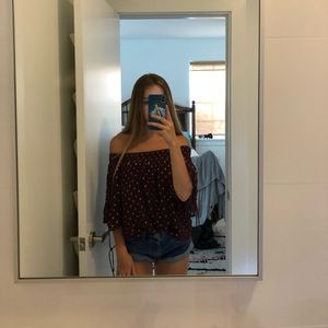 Abercrombie off the shoulder top